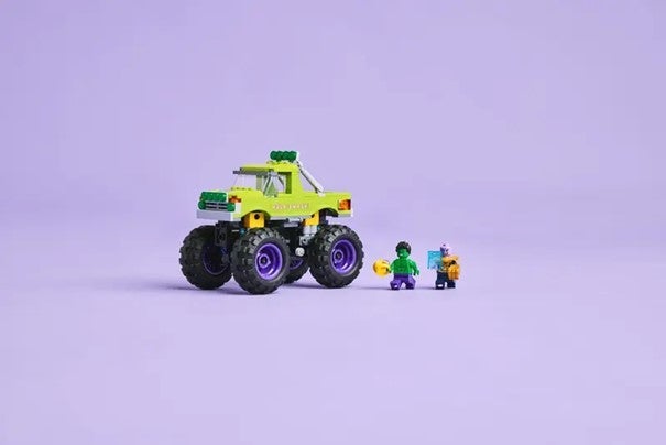 Lego Hulk-monstertruck mot Thanos 76312