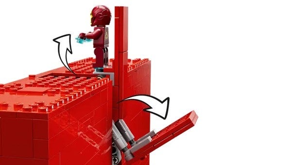 Lego MARVEL logo og minifigurer 76313