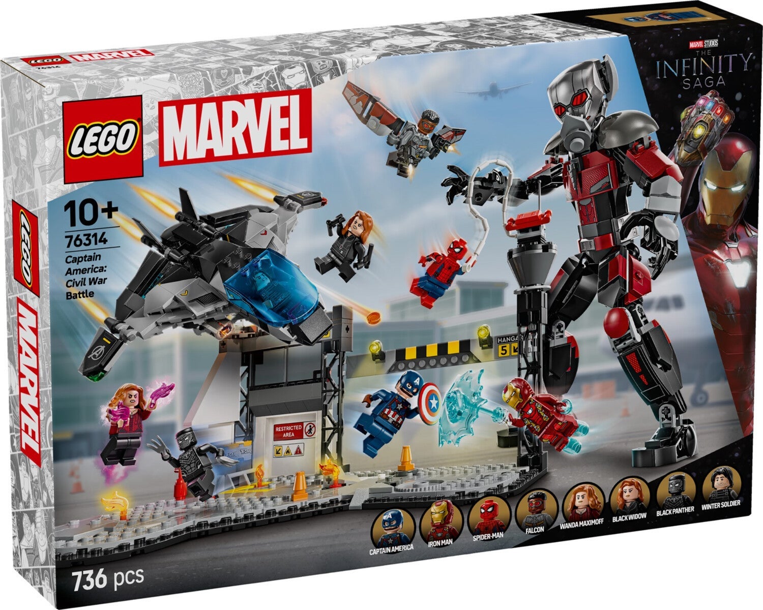 Lego Actionfylt kamp Captain America 76314