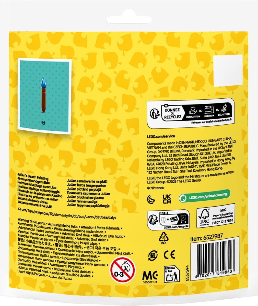 Lego Maling på stranda med Julian 30703