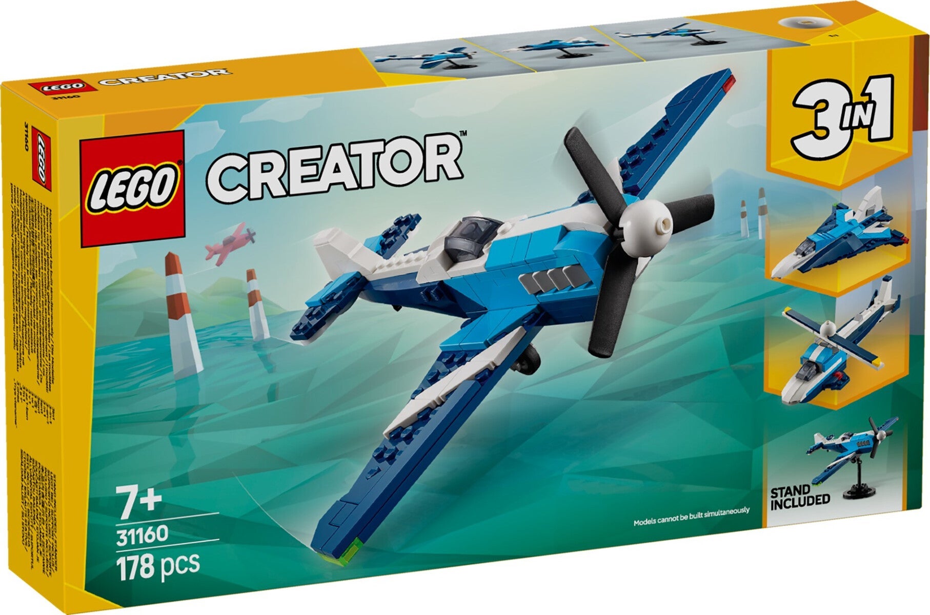 Lego Luftfartøy: konkurransefly 31160