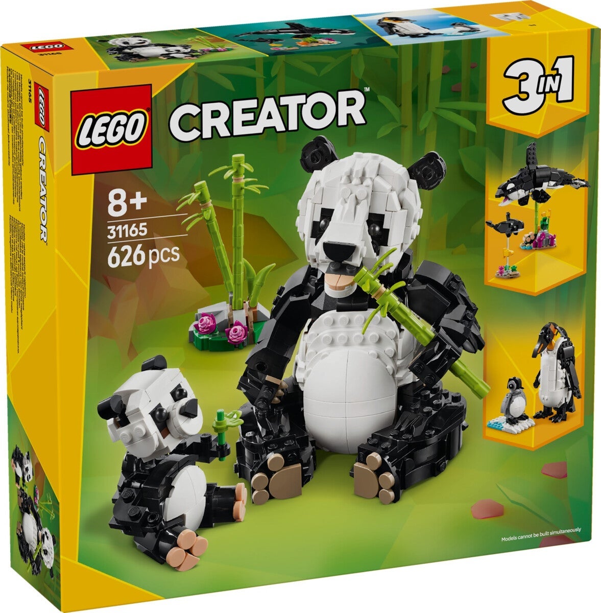 Lego Ville dyr: Pandafamilie 31165