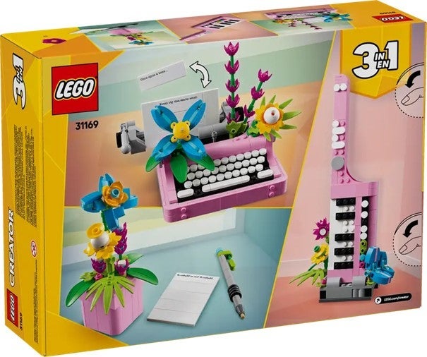 Lego Skrivemaskin med blomster 31169