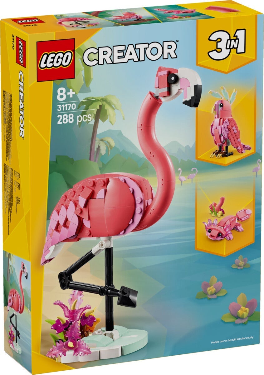 Lego Ville dyr: Rosa flamingo 31170