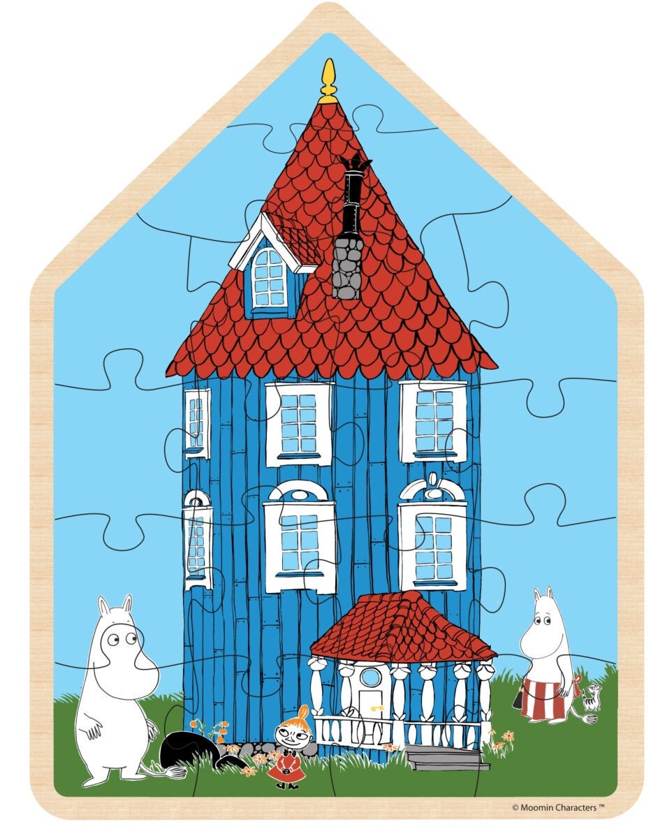 Puslespill 19 Mummi Mummihuset Blå