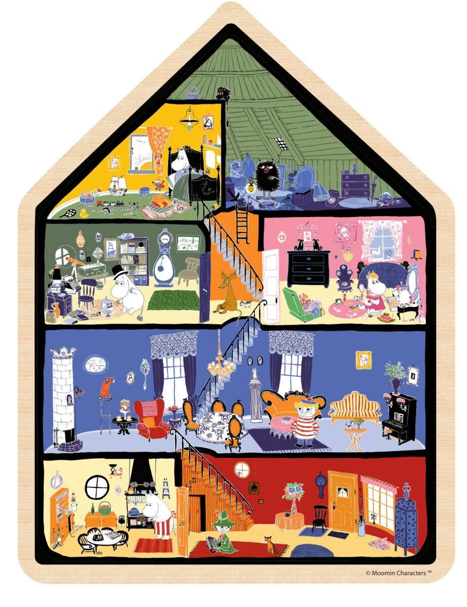 Puslespill 19 Mummi Mummihuset Blå