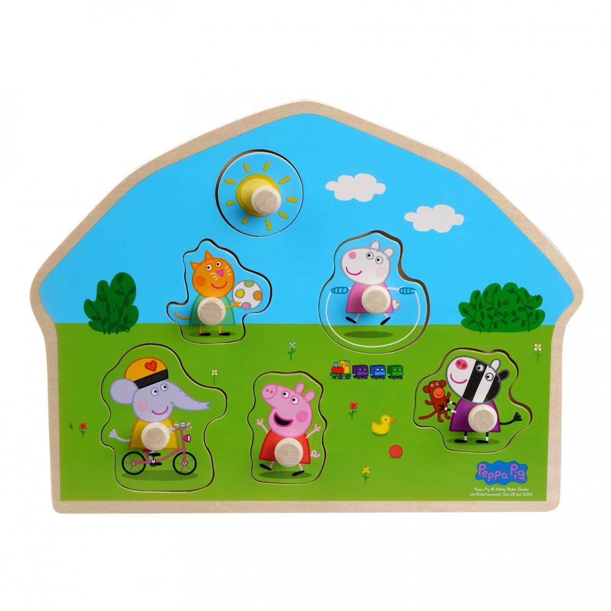 Trepuslespill 6 Peppa Pig Lekeplass