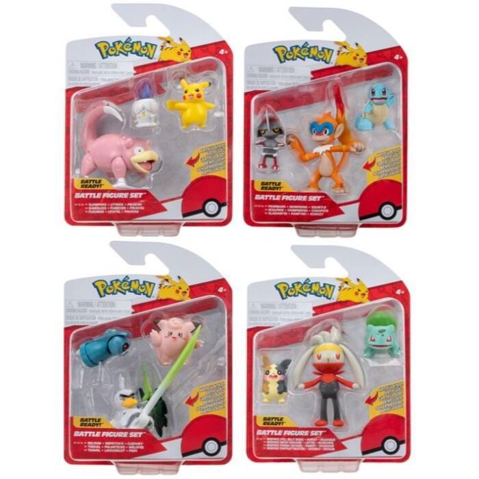Pokemonbattle Figure Set 3 Pack