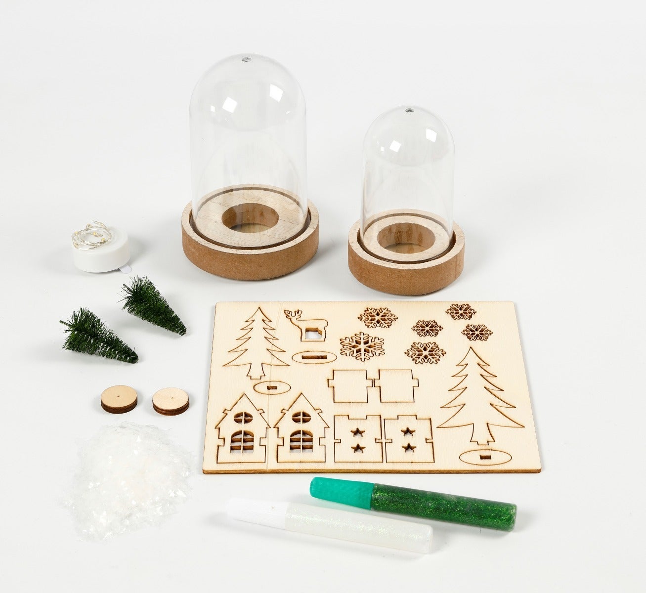 Materialsett til klokker med innvendig pynt