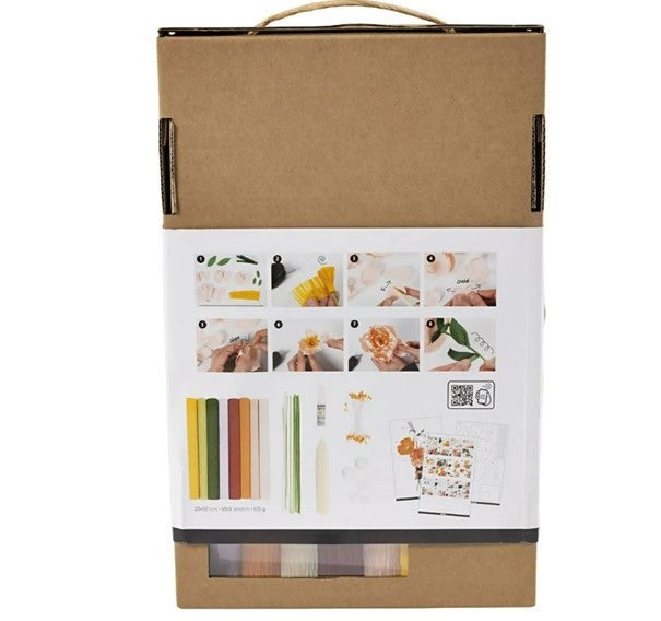 Hobby Læringssett Kreppapirblomster