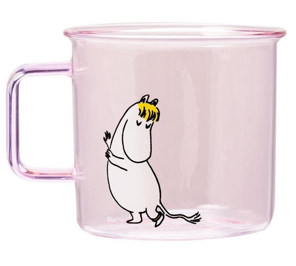 Kopp Glass Snorkfrøken 3,5 dl Rosa