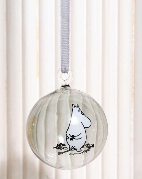 Dekorasjonskule Mummi i glass 4 pk