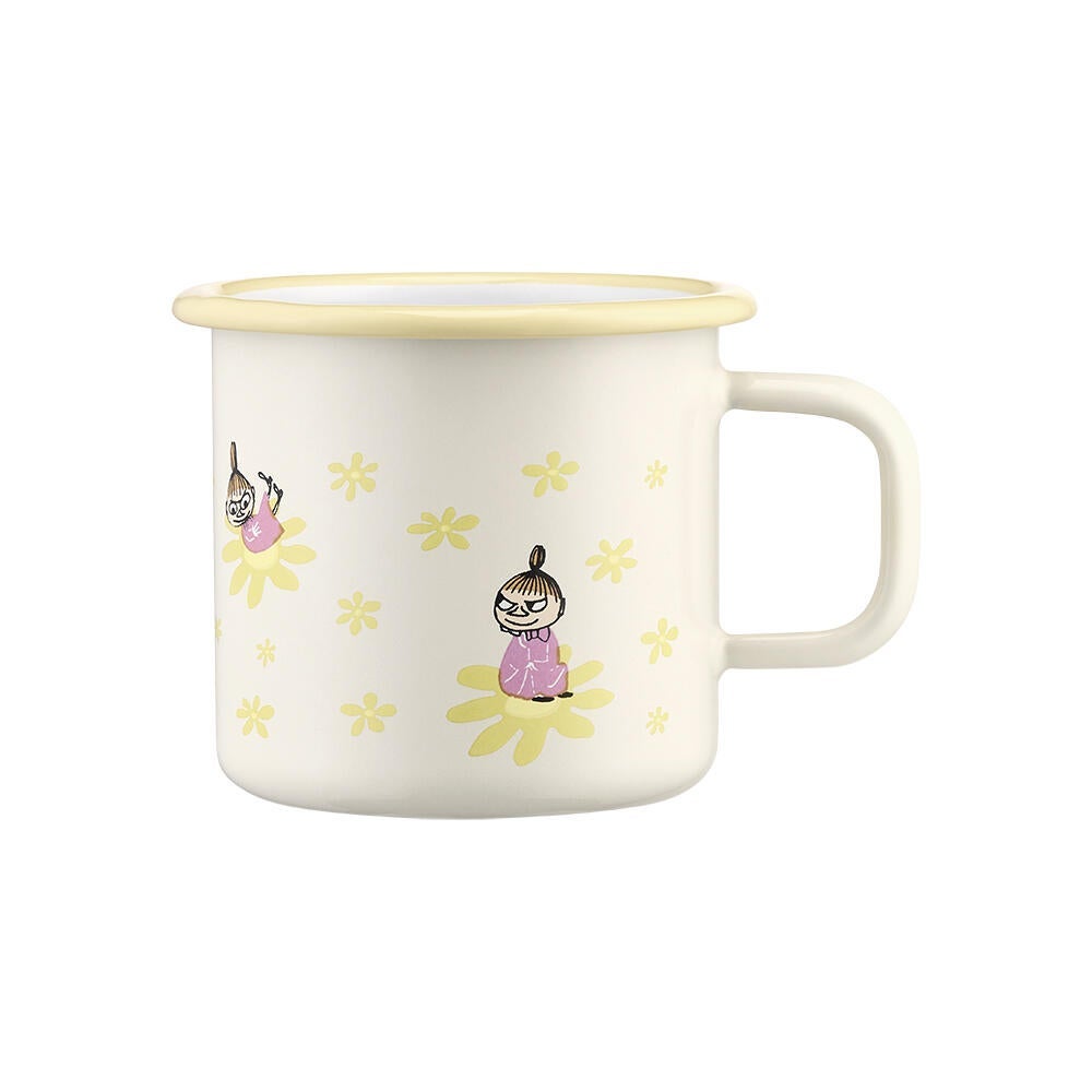 Mummi Emaljekopp Blomster 3,7 dl