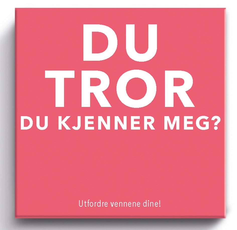 Spill Du Tror Du Kjenner Meg