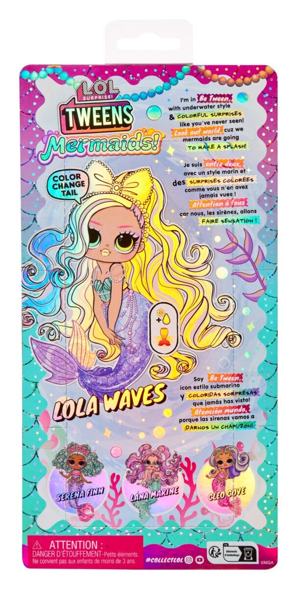 Dukke L.O.L. Tweens Mermaid Lola Waves