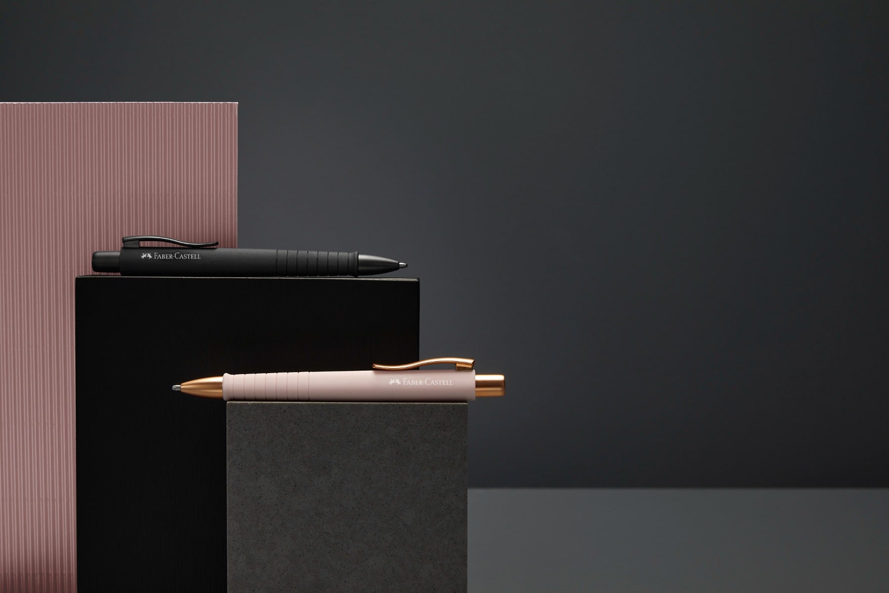 Kulepenn Faber Poly Ball XB Urban Pale Rose Gull