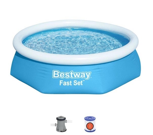 Basseng m/pumpe 244 x 61cm Bestway