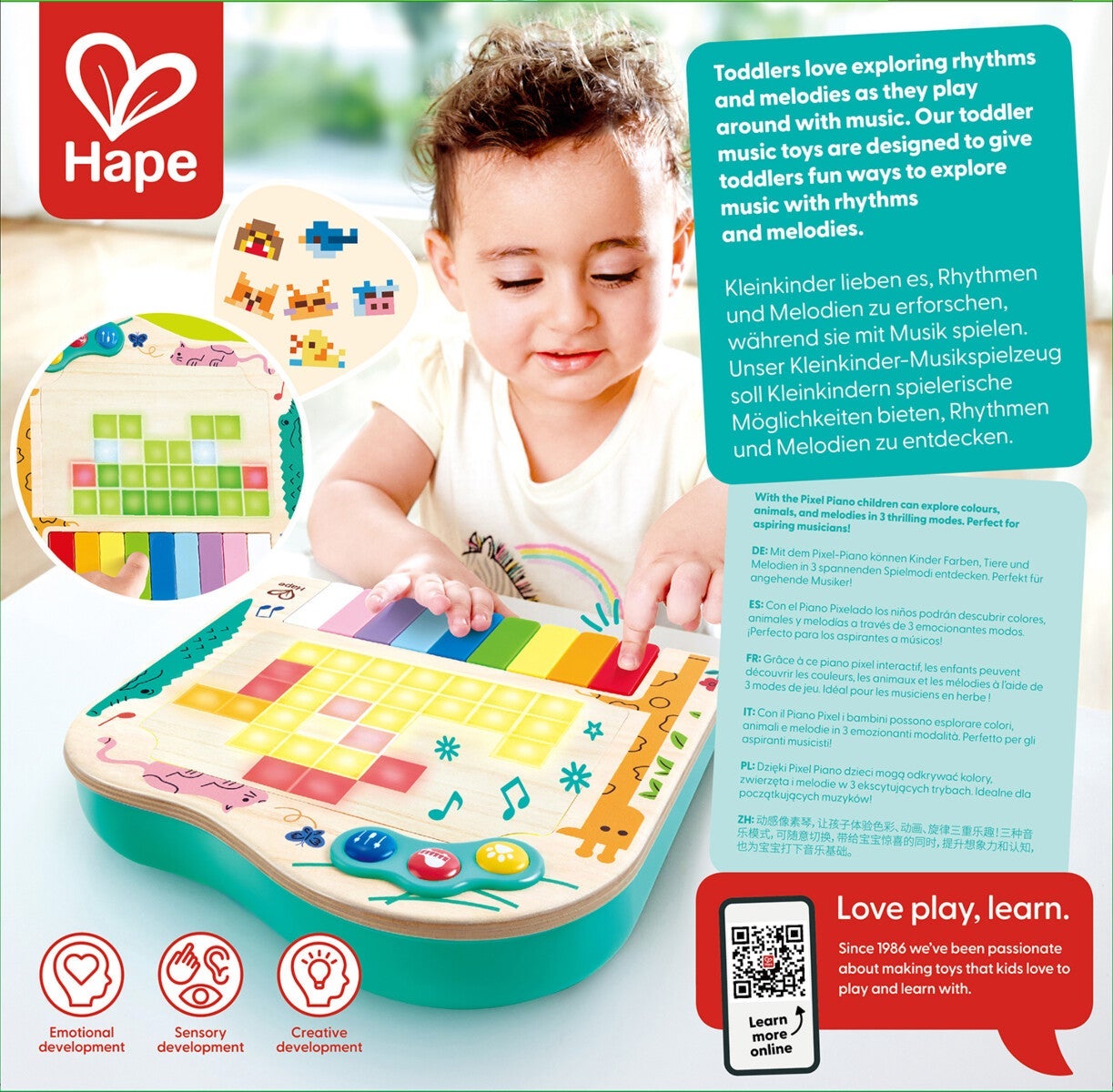 Hape Dynamisk Piksel Piano