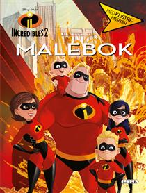 Malebok De Utrolige 2 M/Klistremerker