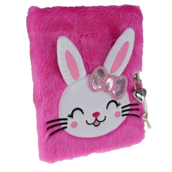 Dagbok Plysj Kanin M/Lås