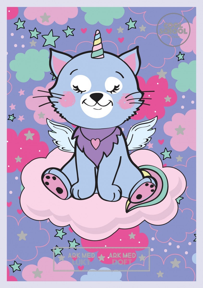 Blokk M/Luktepapir Katt Tinka Cool School 2020