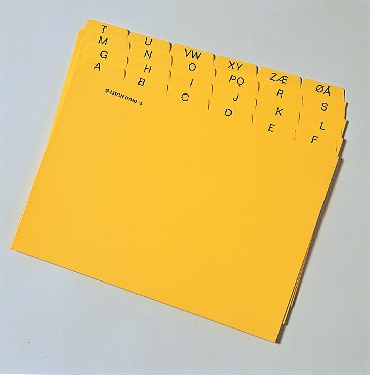 Register Esselte Cardo A5 Gul