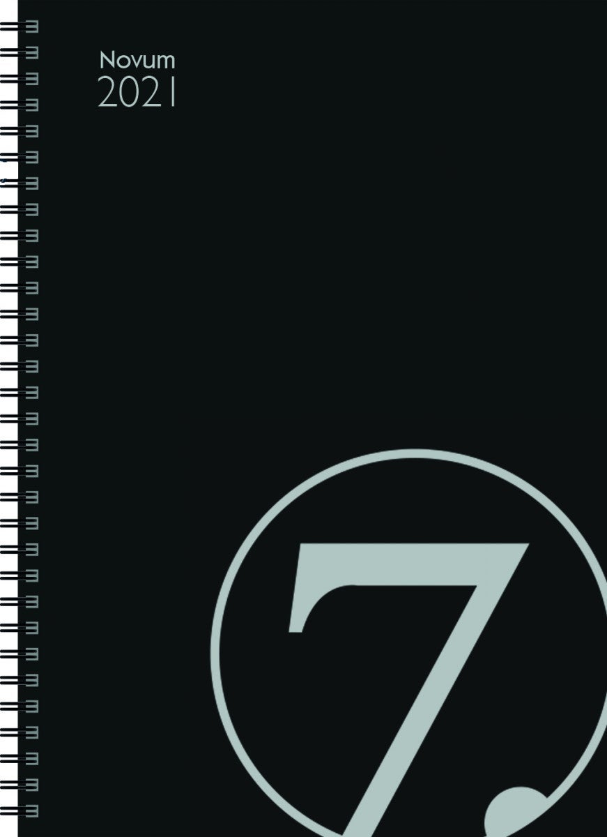 Avtalebok 2021 7.sans Novum Uke A4 Sort