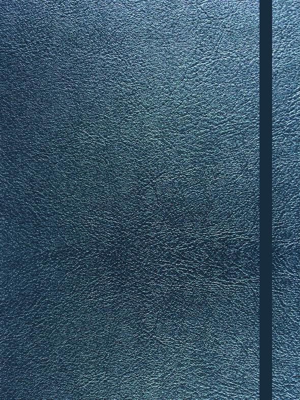 Notatbok A4 m/dots. Petrol