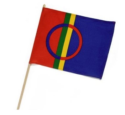 Sameflagg nr.23 20x28cm stang 65cm