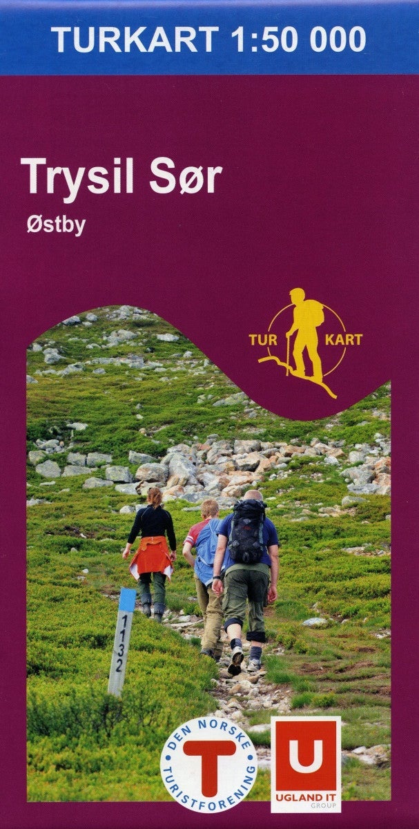 Trysil Sør - Turkart 1: 50 000