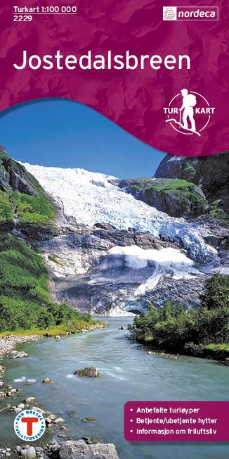 Jostedalsbreen - Turkart 1: 100 000