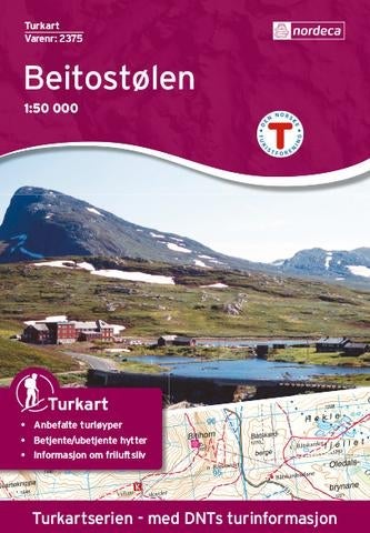 Beitostølen - Turkart 1: 50 000