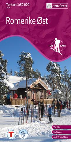 Romerike Øst - Turkart 1: 50 000