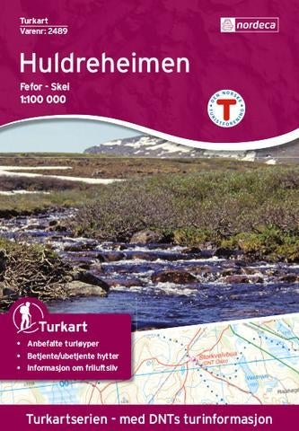 Huldreheimen - Turkart 1: 100 000