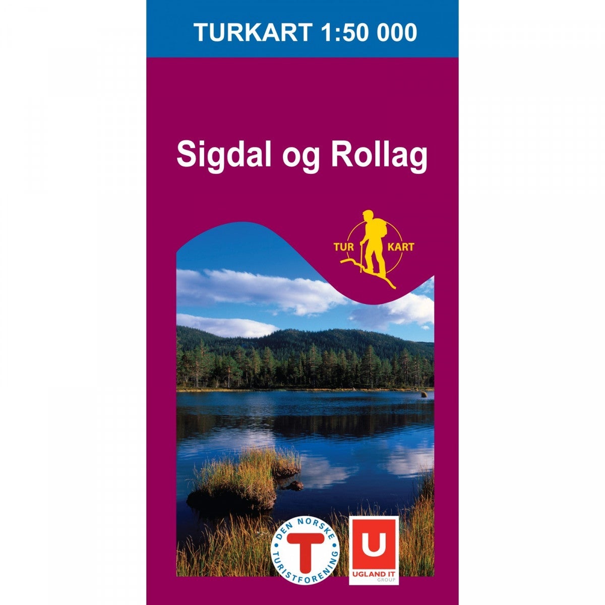 Sigdal-Rollag - Turkart 1: 50 000