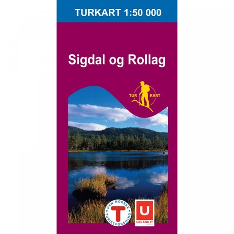 Sigdal-Rollag - Turkart 1: 50 000