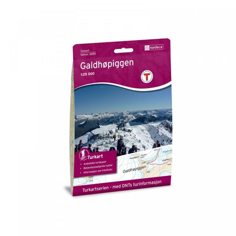 Galdhøpiggen - Turkart 1: 25 000