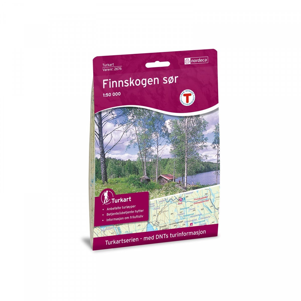 Finnskogen Sør - Turkart 1: 50 000