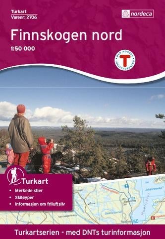 Finnskogen Nord - Turkart 1: 50 000