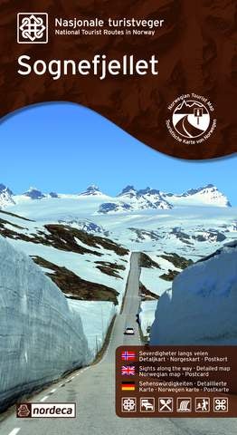 Nasjonale turistveger - Sognefjellet - 1:80 000