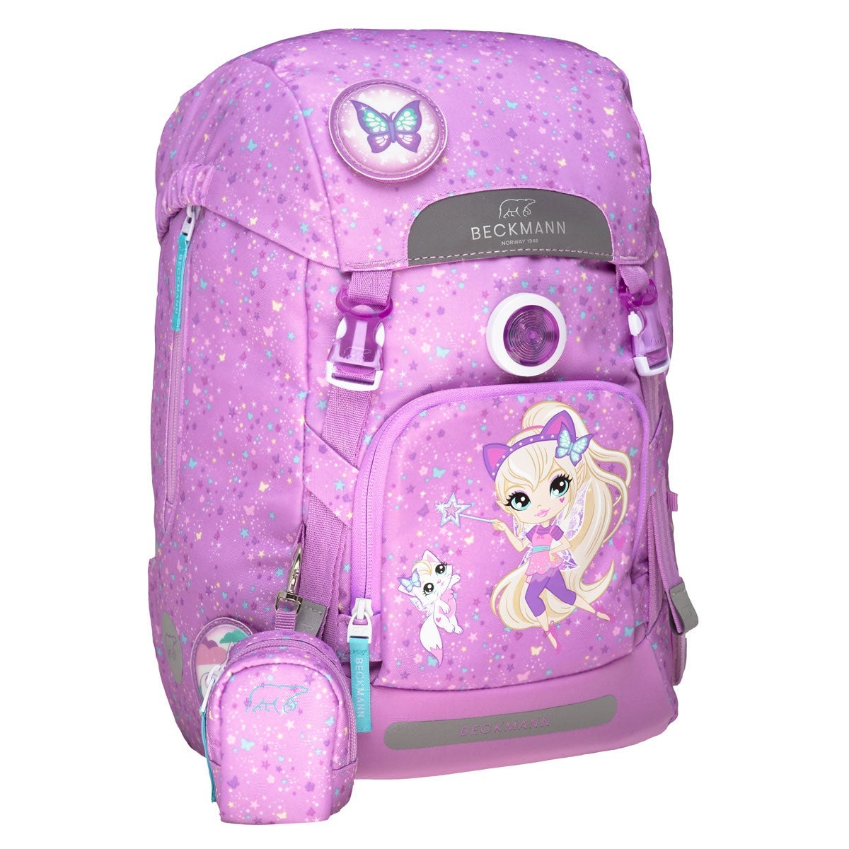 Skolesekk 1.kl Magic Alva 22L Beckmann