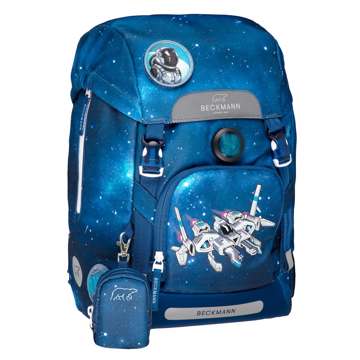 Skolesekk 1.kl Spaceship 22L Beckmann