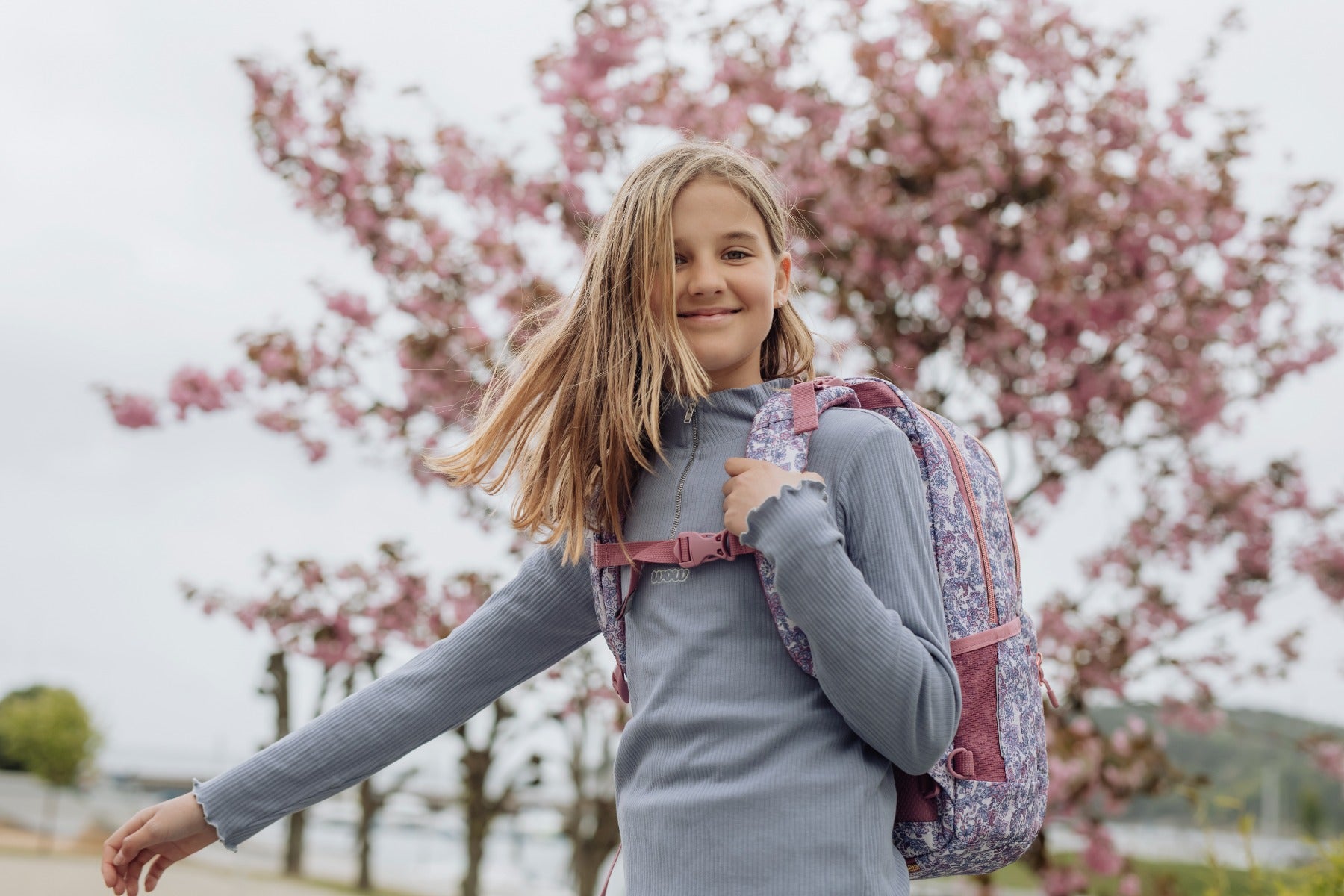 Skolesekk 2.7-kl Pink Quilt Sport Junior 30L