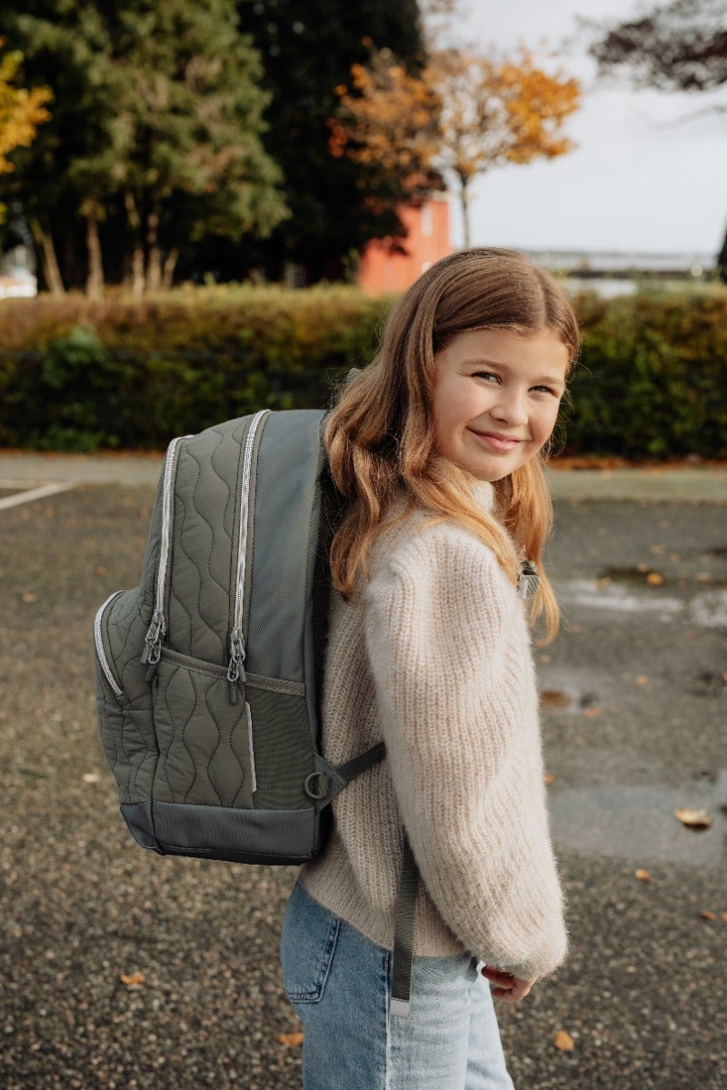 Skolesekk 2-7.kl Green Padded Sport Junior 30L