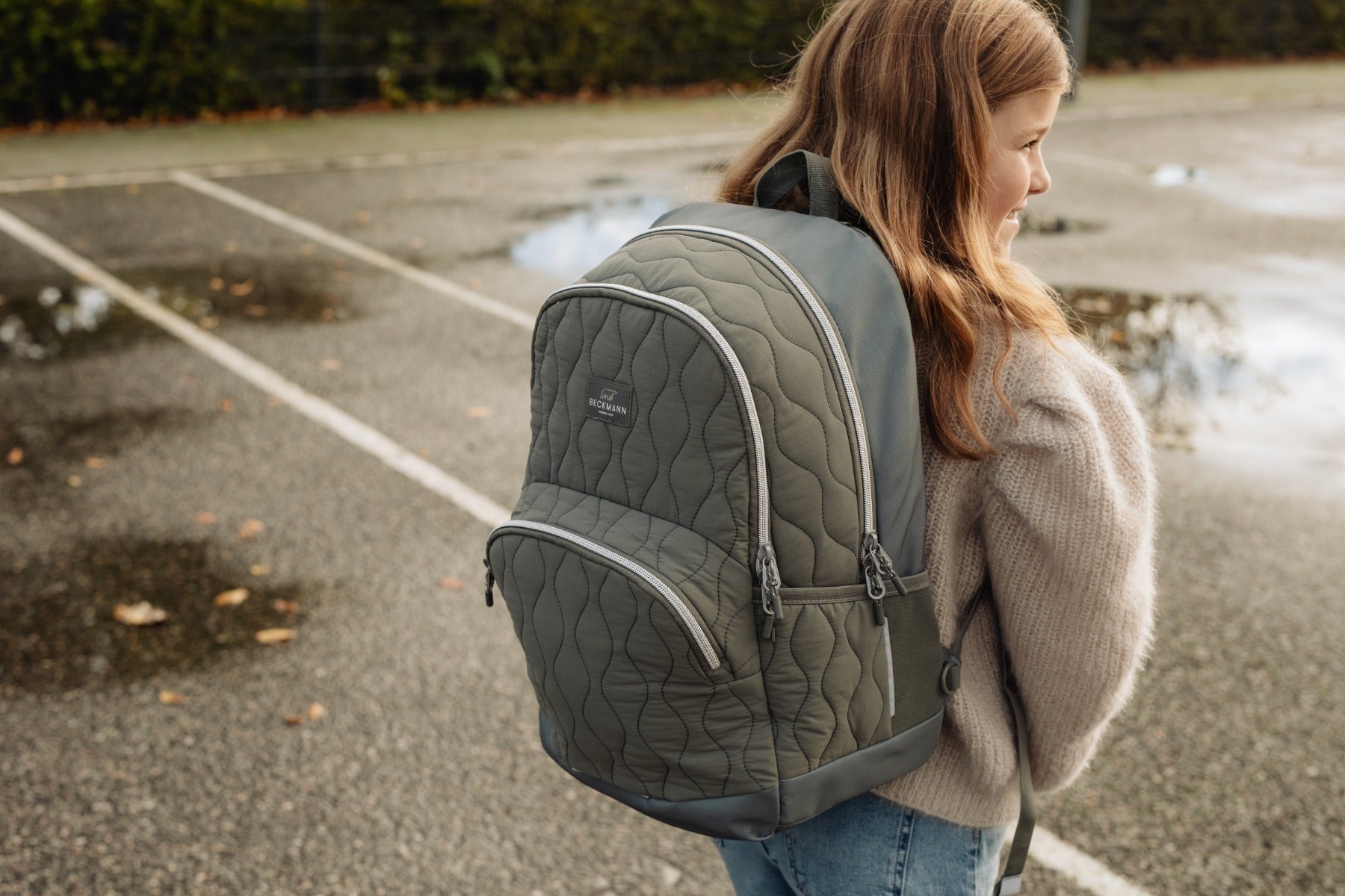 Skolesekk 2-7.kl Green Padded Sport Junior 30L