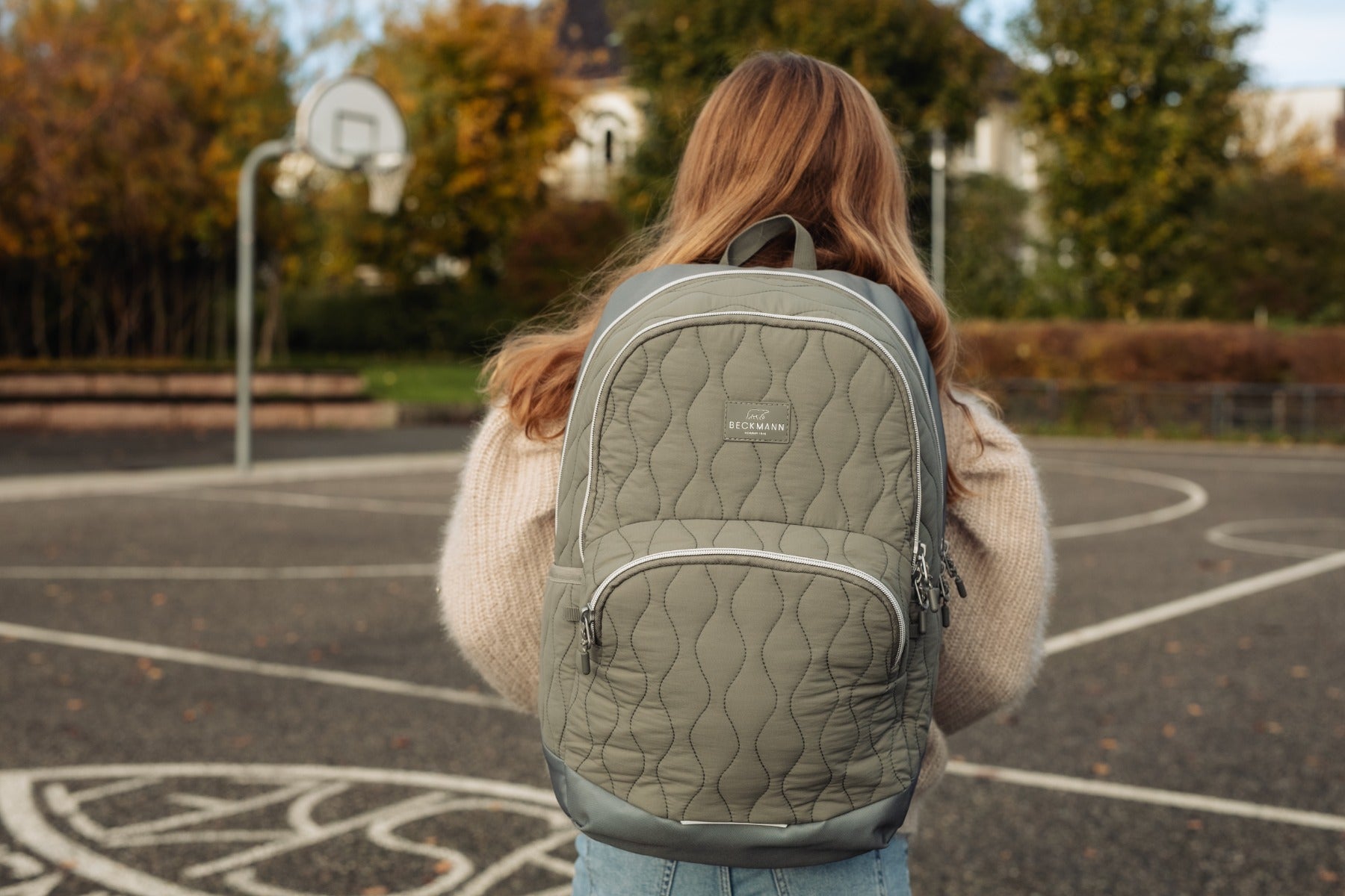 Skolesekk 2-7.kl Green Padded Sport Junior 30L