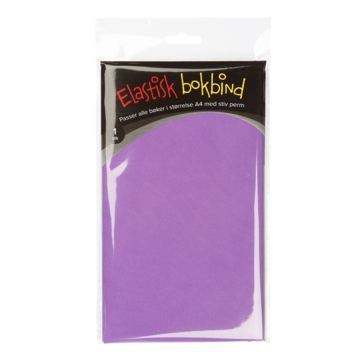Bokbind Elastisk A4 m/bokmerke Lilla