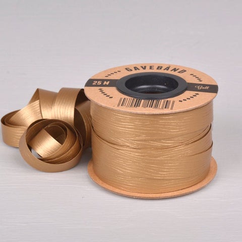 Gavebånd Gull 10mm X 25m