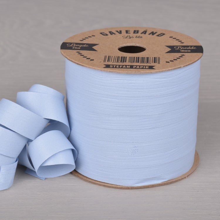 Gavebånd Lys Blå 10mm X 25m