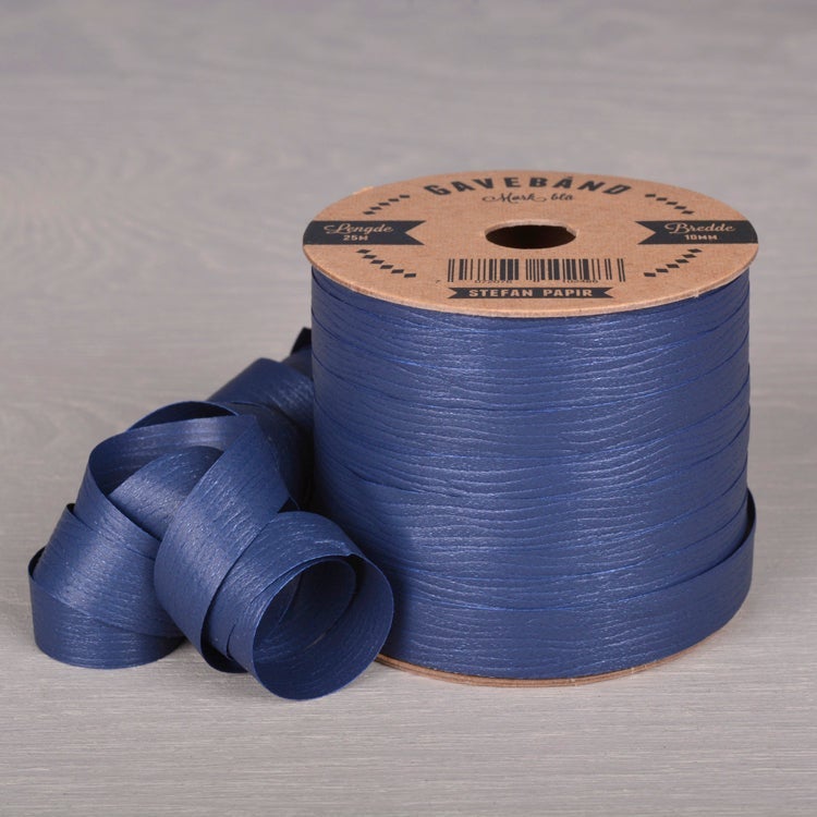 Gavebånd Mørk Blå 10mm X 25m